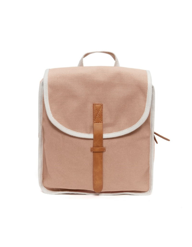 Petit Monkey – Backpack Recycled Cotton Dawn Rose  |  PTM-BP32