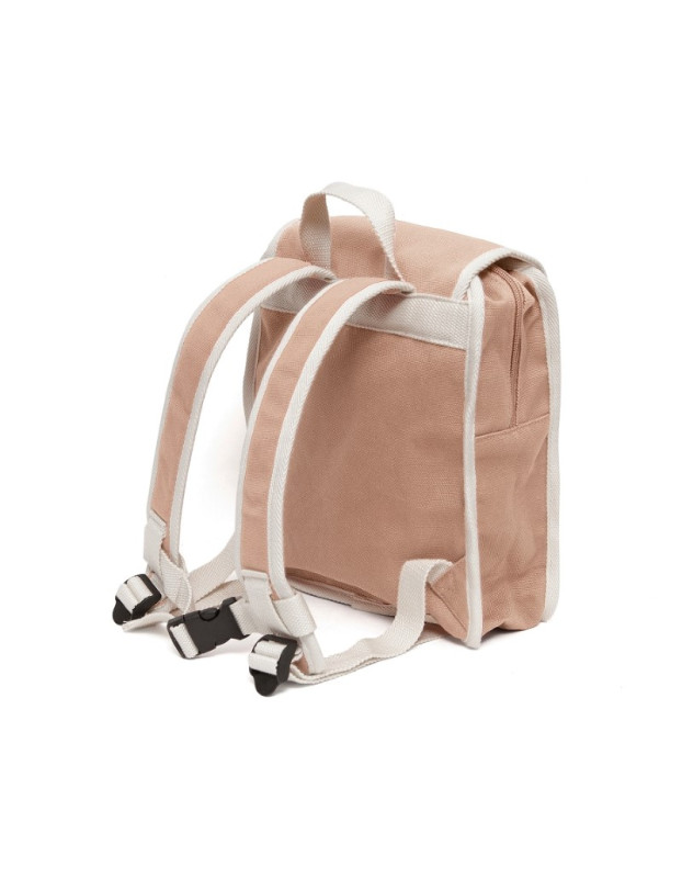 Petit Monkey – Backpack Recycled Cotton Dawn Rose  |  PTM-BP32