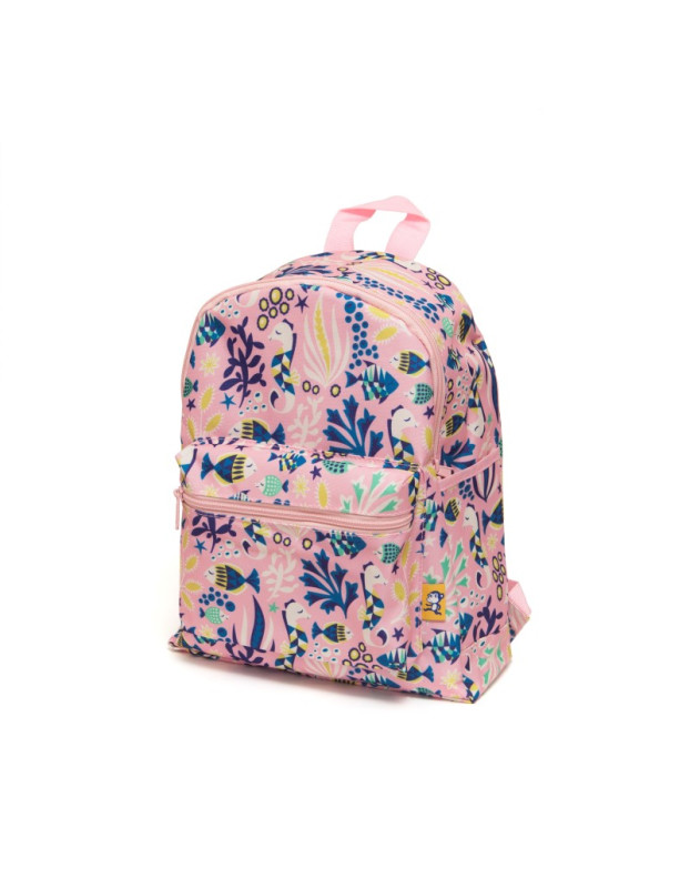 Petit Monkey – Backpack Under the Pink