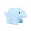  Petit Monkey Kids Decorative Lamp Dino Blue 12x8cm