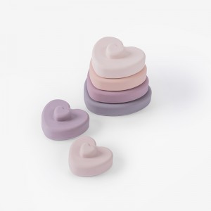 Minene – Παιχνίδι Στοίβαξης Beautiful Heart, Light Pink