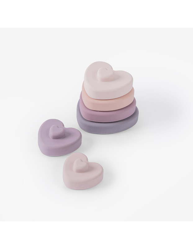 Minene – Παιχνίδι Στοίβαξης Beautiful Heart, Light Pink