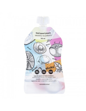 Reusable Food Pouch με στόμιο  |  A0056