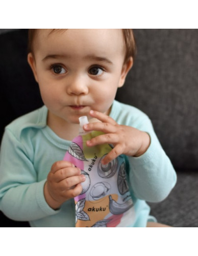 Reusable Food Pouch με στόμιο  |  A0056