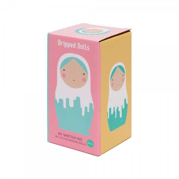 Petit Monkey – Ξύλινες Μπάμπουσκες Dripped Dolls