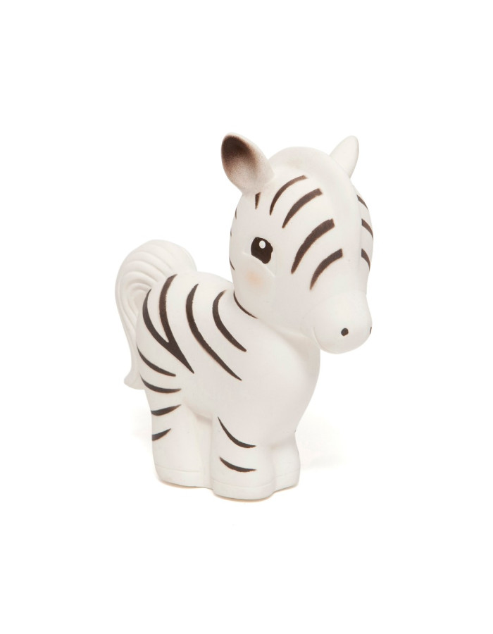 Petit Monkey Animal Natural Rubber Zebra with Sounds for 0++ Months