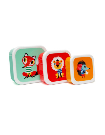 Petit Monkey – Lunch Box Set Animals  |  PTM-LB1