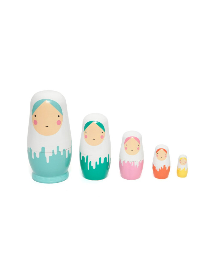 Petit Monkey – Ξύλινες Μπάμπουσκες Dripped Dolls Petit Monkey – Ξύλινες Μπάμπουσκες Dripped Dolls