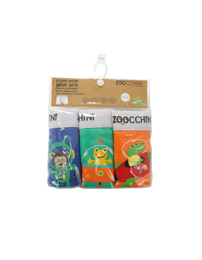 100% οργανικά βαμβακερά Boxer Shorts 3 pc set -Space Force - 5-6 ΕΤΩΝ