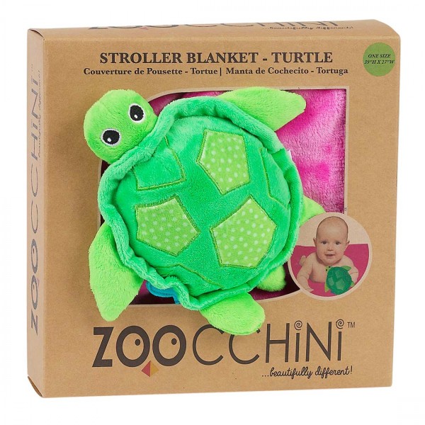 Zoocchini Stroller Blanket – Turtle