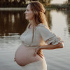 ProudMama Bola Olivia Silver Chain Φεγγαρόπετρα