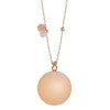 ProudMama Bola Olivia Rose Gold Chain Ροζ Χαλαζίας | PM-529 ProudMama Bola Olivia Rose Gold Chain Ροζ Χαλαζίας | PM-529