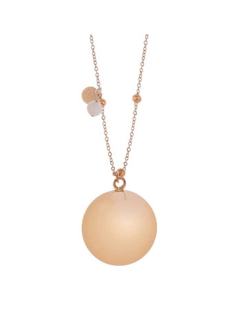 ProudMama Bola Olivia Rose Gold Chain Ροζ Χαλαζίας  |  PM-529