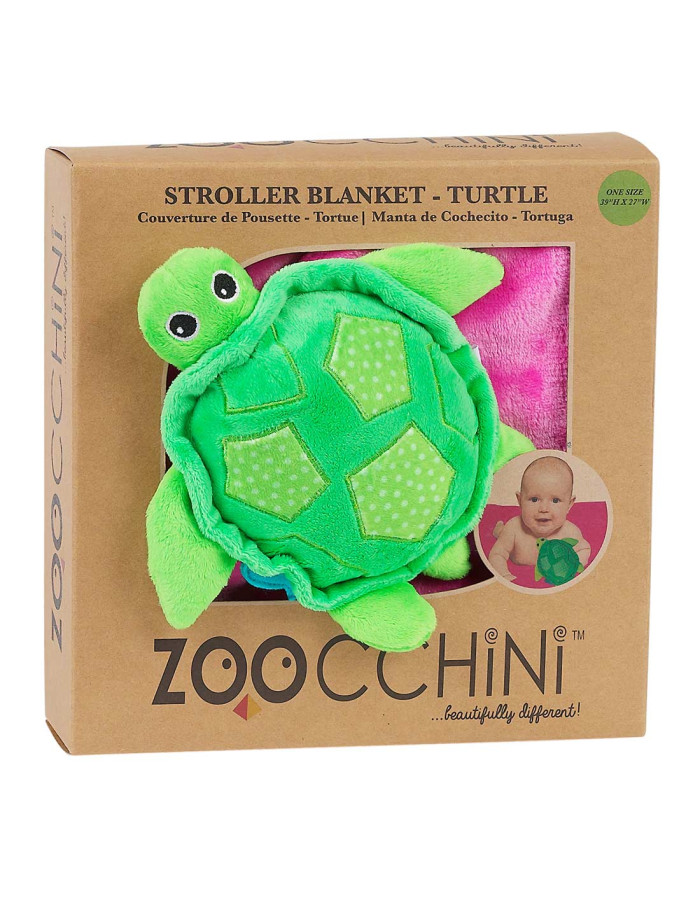 Zoocchini Stroller Blanket – Turtle