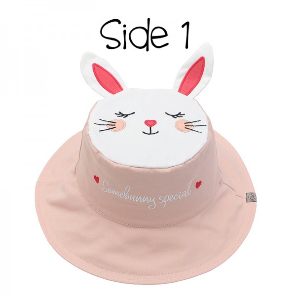 Καπέλο Διπλής Όψης UPF 50   Bunny/Deer - LARGE 4-6 yrs