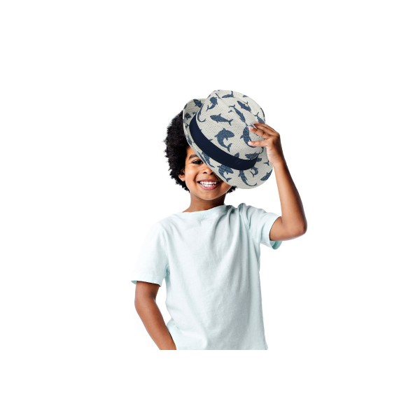 Flapjackkids Fedora Hats – Shark - MEDIUM 2-4 yrs