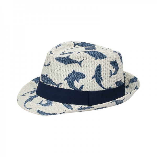 Flapjackkids Fedora Hats – Shark - MEDIUM 2-4 yrs