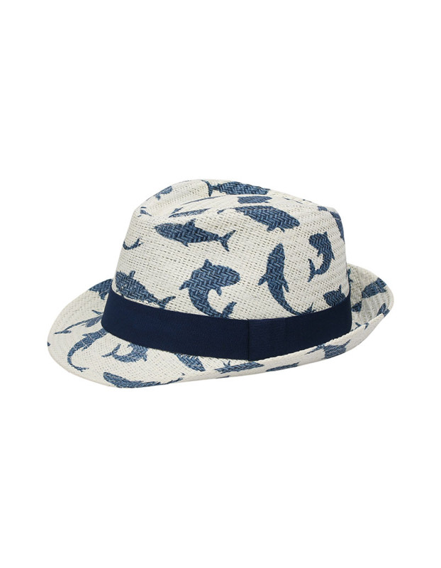 Flapjackkids Fedora Hats – Shark - MEDIUM 2-4 yrs  |  FJKFD851M