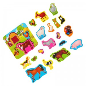 Μαγνητικό σετ “Φάρμα” με πίνακα