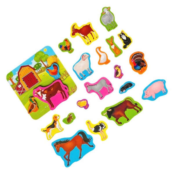 Μαγνητικό σετ “Φάρμα” με πίνακα