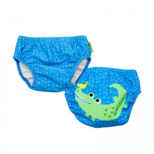 Zoocchini Μαγιώ Πάνα (2pcs Σετ) – Alligator - 12-24m