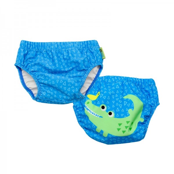 Zoocchini Μαγιώ Πάνα (2pcs Σετ) – Alligator - 12-24m
