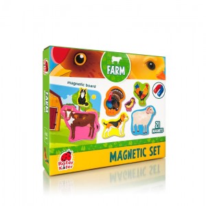 Μαγνητικό σετ “Φάρμα” με πίνακα