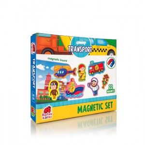 Μαγνητικό σετ “Μέσα Μεταφοράς” με πίνακα