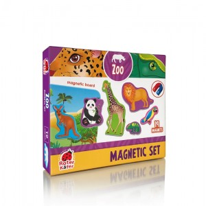 Roter Kafer Magnetic Construction Toy Zoo for Children 2++ Years