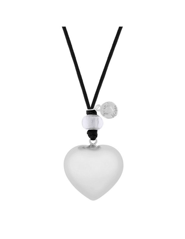 Proud Mama Babybell Μενταγιόν Silver Heart (B)