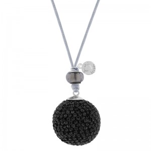 ProudMama Babybell Glitter – Μενταγιόν Εγκυμοσύνης - Jet Black