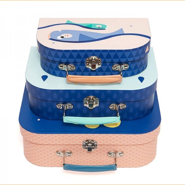 Suitcase set moon drops Glow in the Dark