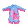 Zoocchini Surf Suit UPF50 Pink Shark - 12-24m