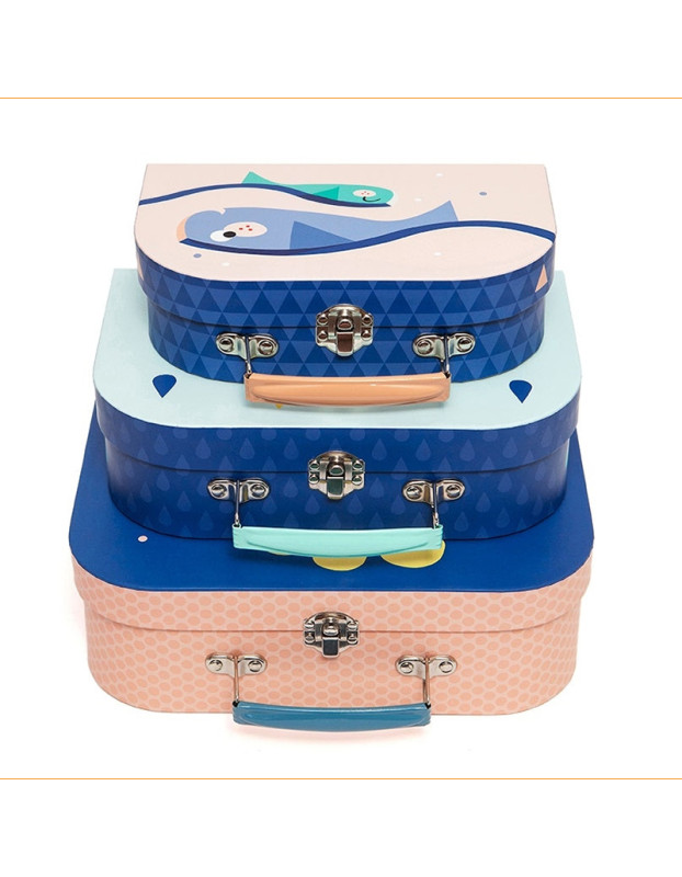 Suitcase set moon drops Glow in the Dark