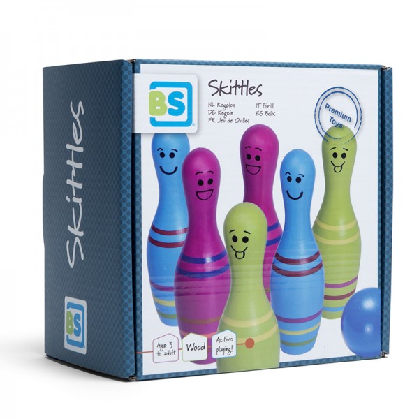BS Toys – Skittles Jr – Ξύλινο bowling για παιδιά