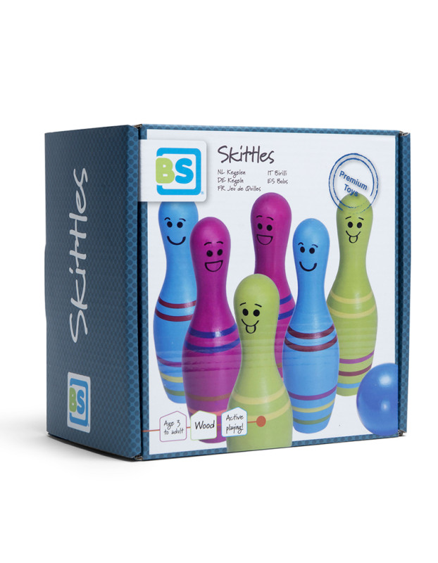 BS Toys – Skittles Jr – Ξύλινο bowling για παιδιά