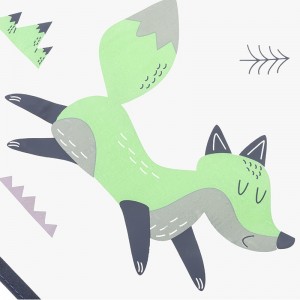 Αδιάβροχη Σαλιάρα με Τσεπάκι Αλεπού