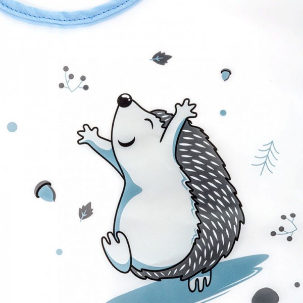 Αδιάβροχη Σαλιάρα με Τσεπάκι Σκαντζόχοιρος