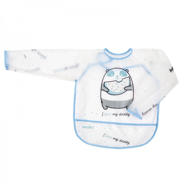 Αδιάβροχη Σαλιάρα με Μανίκια Πάντα