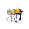 Akuku Baby Cup with Handles and Straw made of Plastic Yellow 280ml