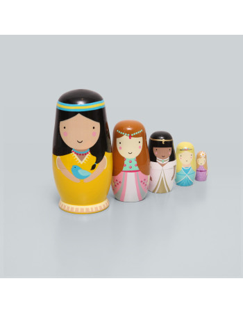 Petit Monkey – Ξύλινες Μπάμπουσκες Princess | PTM-ND3 Petit Monkey – Ξύλινες Μπάμπουσκες Princess | PTM-ND3