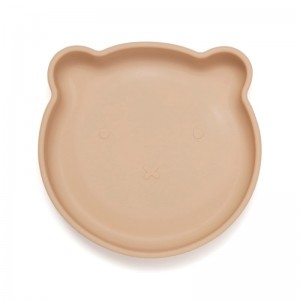 Petit Monkey – Πιάτο Σιλικόνης Bear - Honey Peach