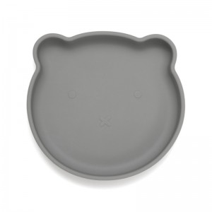 Petit Monkey – Πιάτο Σιλικόνης Bear - Pewter Green