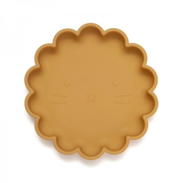 Petit Monkey – Πιάτο Σιλικόνης Lion - Ochre