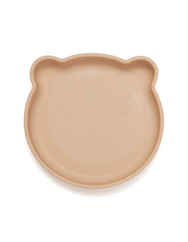Petit Monkey – Πιάτο Σιλικόνης Bear - Honey Peach