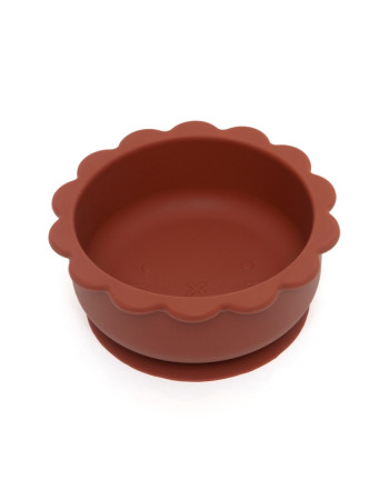 Petit Monkey – Μπολ σιλικόνης Lion - Baked Clay
