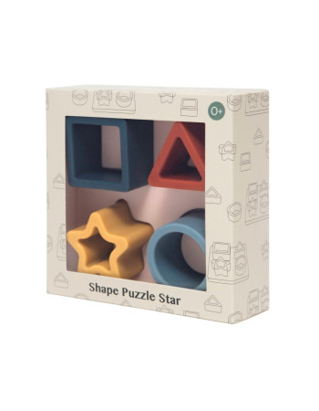 Petit Monkey – Παζλ σφηνώματα Σιλικόνης Star 0 yrs