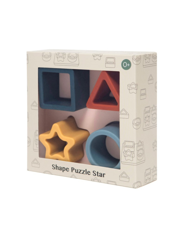 Petit Monkey – Παζλ σφηνώματα Σιλικόνης Star 0 yrs