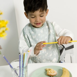 Baby To Love Σετ 2 σαλιάρες/ποδιές – Green Tropic