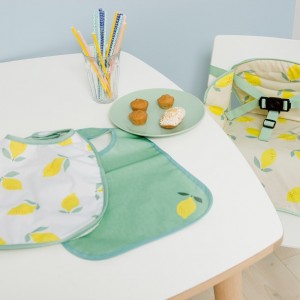 Baby To Love Σετ 2 σαλιάρες/ποδιές – Happy Lemon